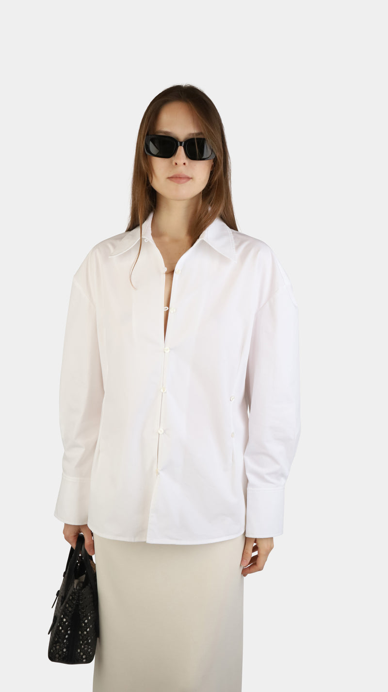 Didion Cotton Shirt White
