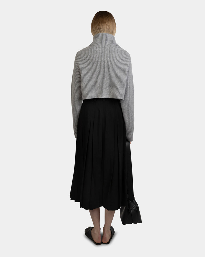 Nathalie Cashmere Sweater Felt Grey