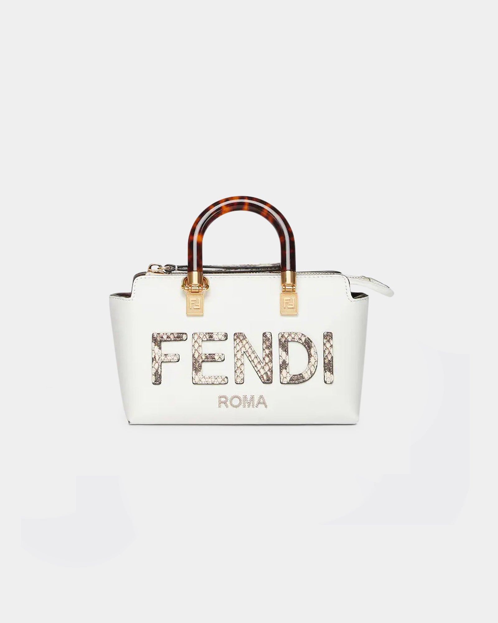 Fendi Beige Way Large Leather Tote Bag - - Leather in Brown