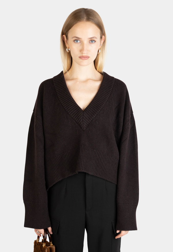 Magna Sweater Dark Brown