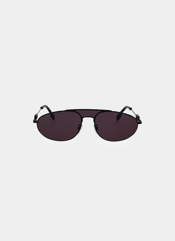 FENDI O'Lock Aviator-Style Metal Sunglasses for Men