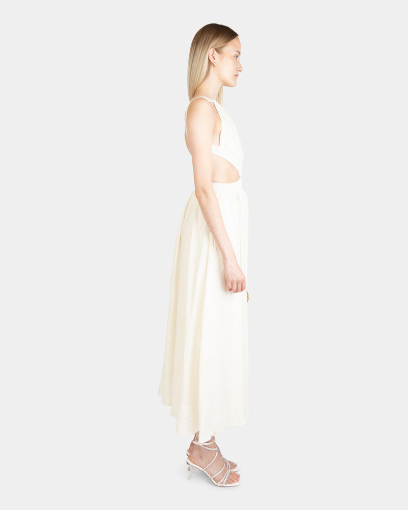 Theia Dress Optic White