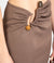 Ruched Distort Quartz Skirt Cinder