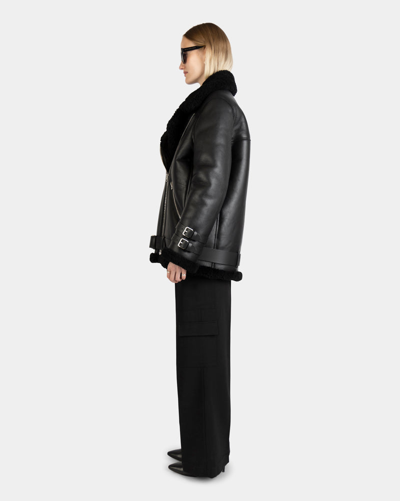 Leather Shearling Jacket