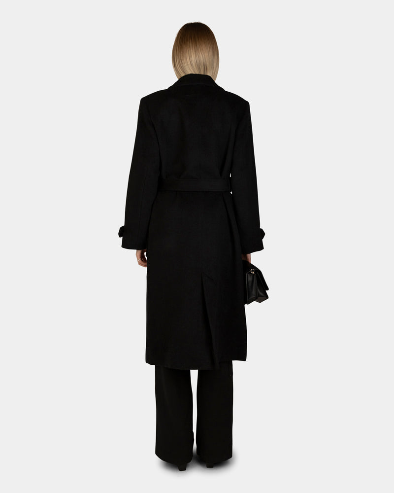 Pernille Mohair Coat Black