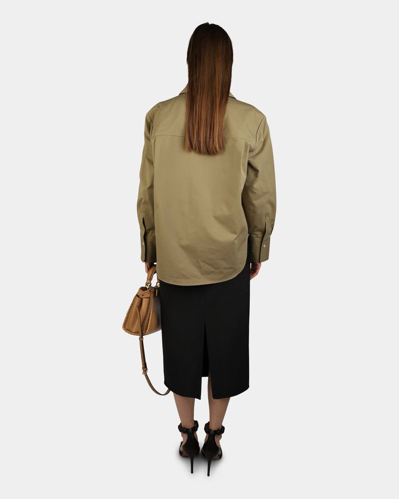 Mathilde Shirt With Pockets Khaki