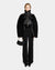 Reversible Cropped Shearling Coat Black