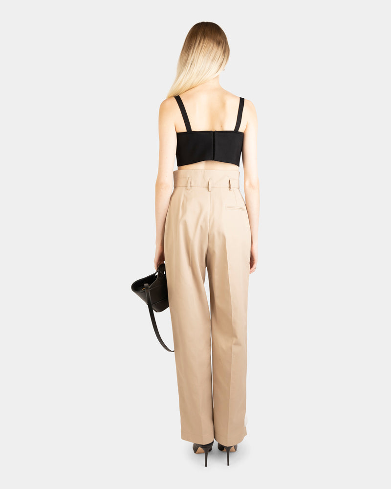 High W Pants Summer Gabardine