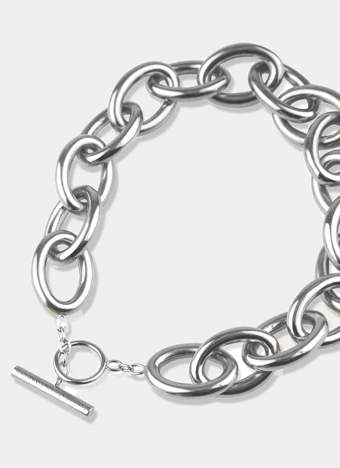 Chunky Chain Necklace Silver