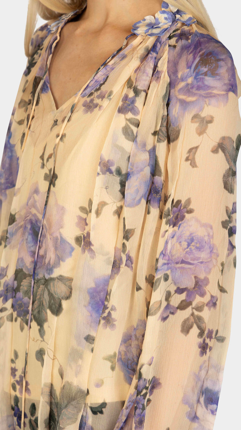 Lyrical Billow Blouse Floral
