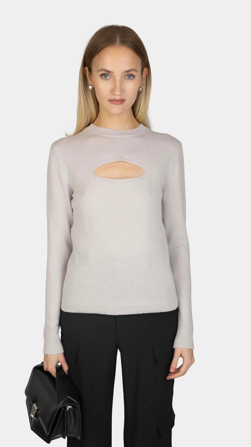Vendela Sweater Pearl Grey