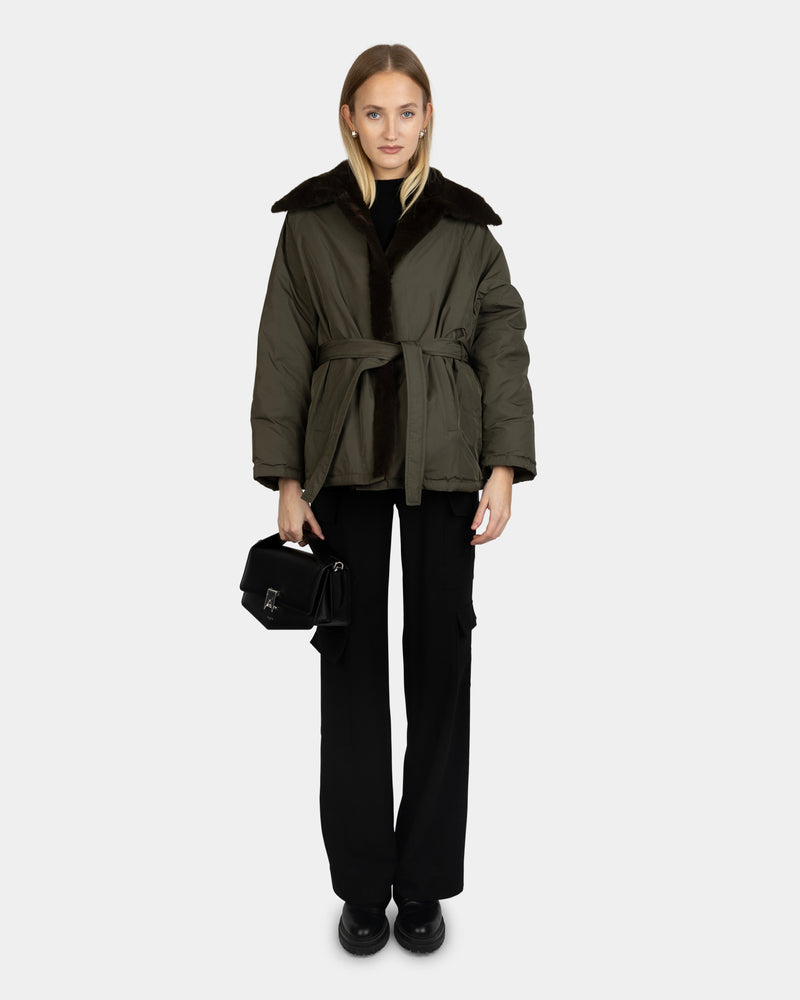 Down Jacket 71C Tech Fabric Mink Green