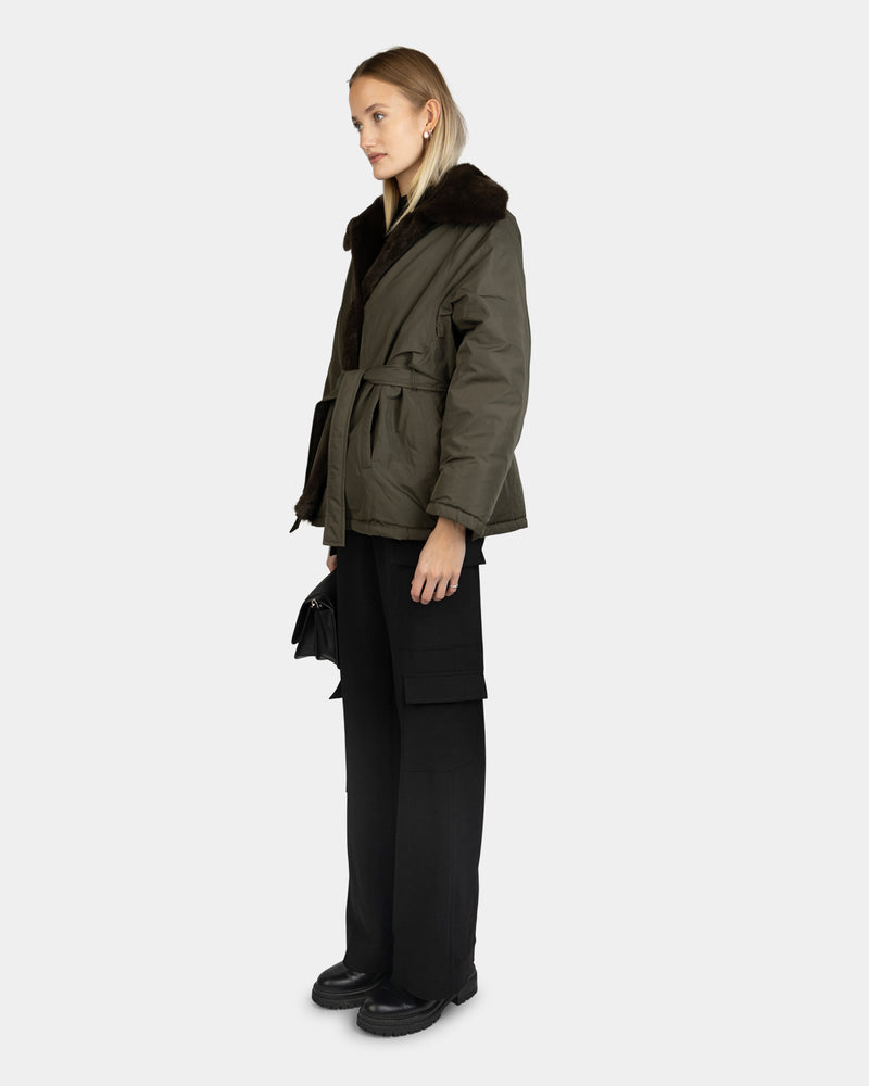 Down Jacket 71C Tech Fabric Mink Green