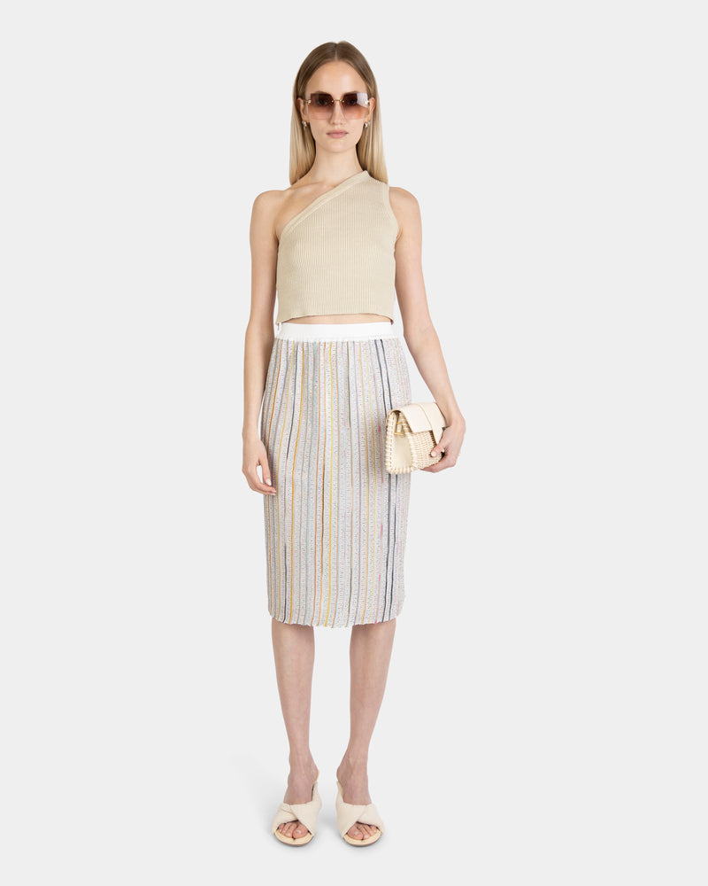 Sequined Knit Skirt