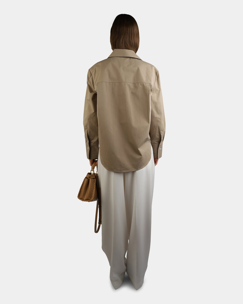 Mathilde Shirt With Pockets Beige