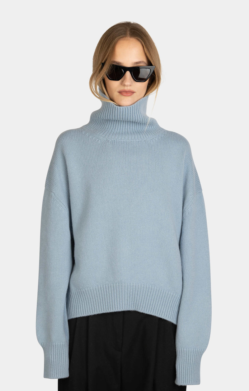 Bella Cashmere Sweater Woad