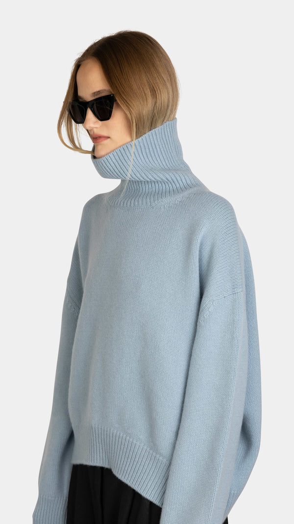 Bella Cashmere Sweater Woad
