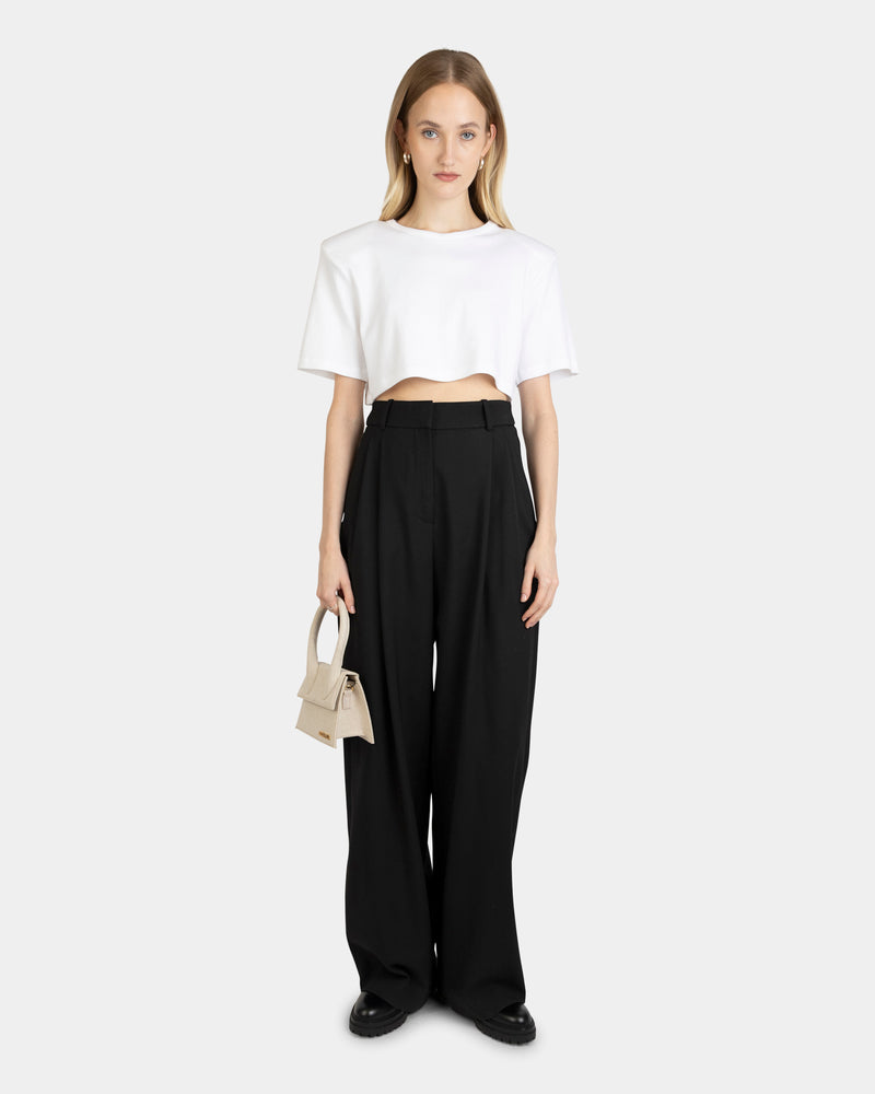 Fanny Cropped T-shirt White