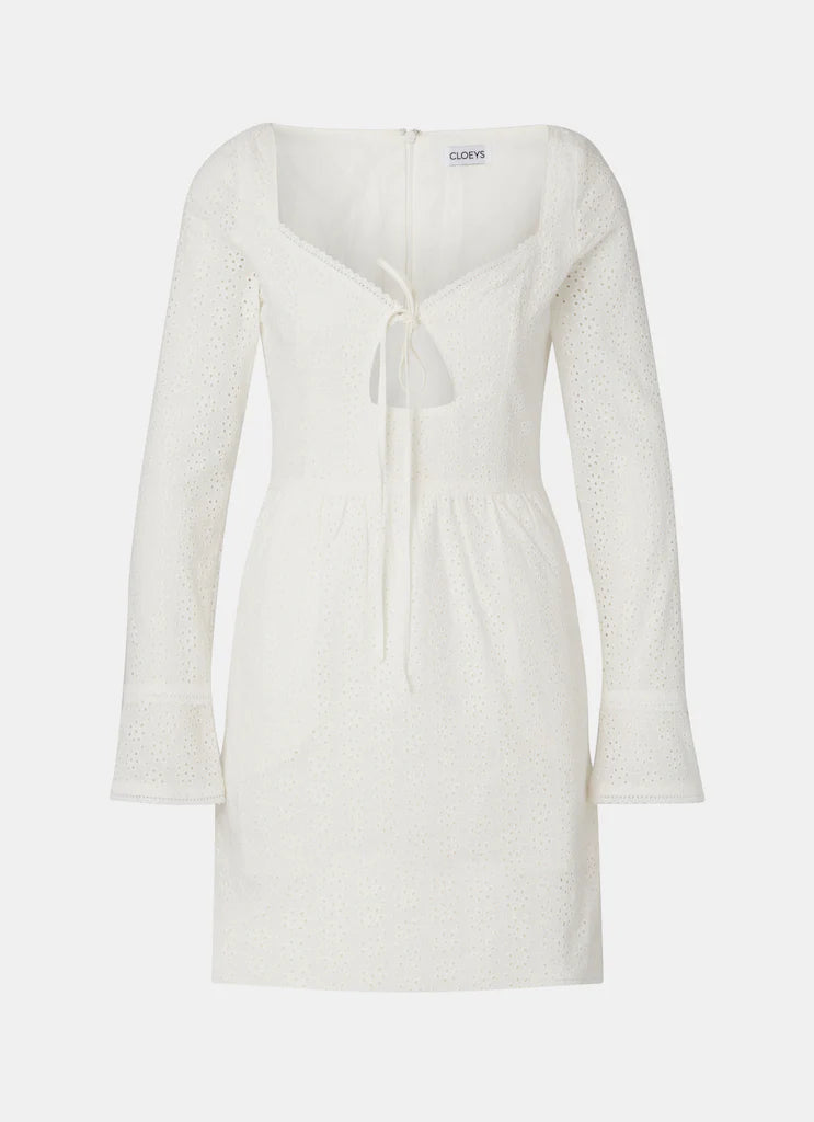 Broderie Anglaise Dress White