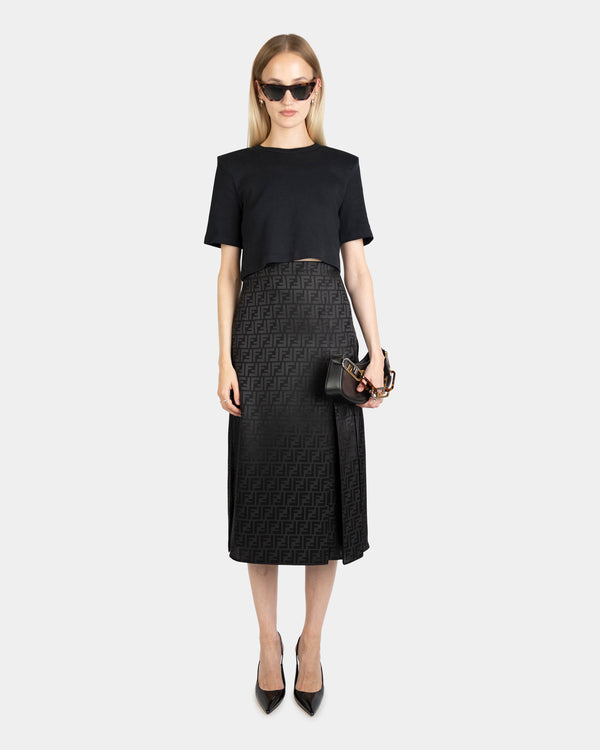 FF Silk Skirt Black