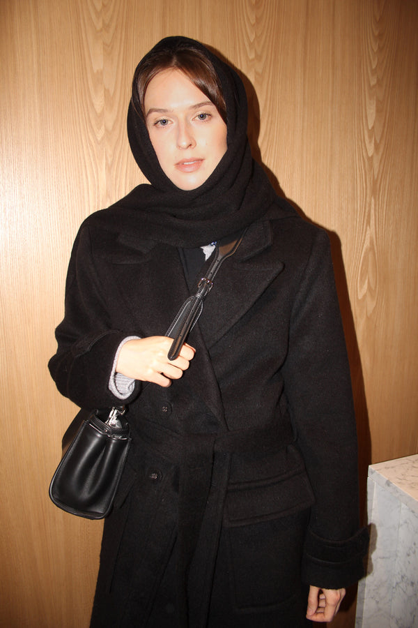Pernille Mohair Coat Black