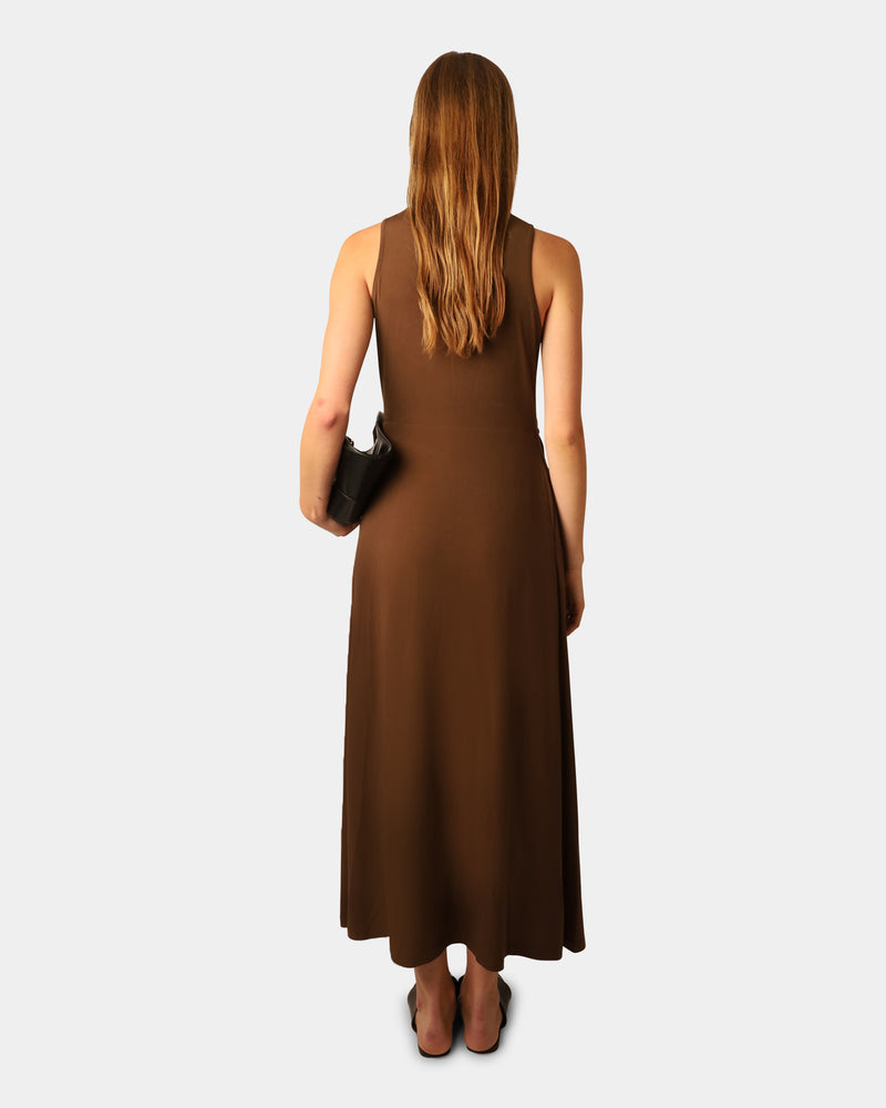 Oeuvre Draped Dress Wood