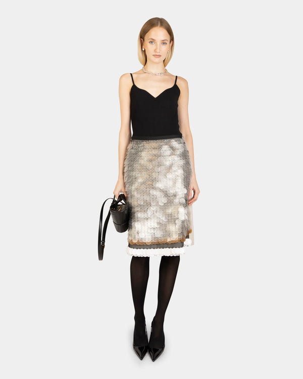Marni Gradient Sequinned Skirt