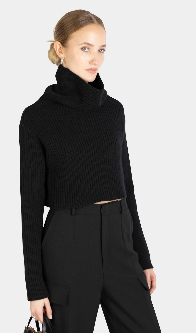 Nathalie Cashmere Sweater Black