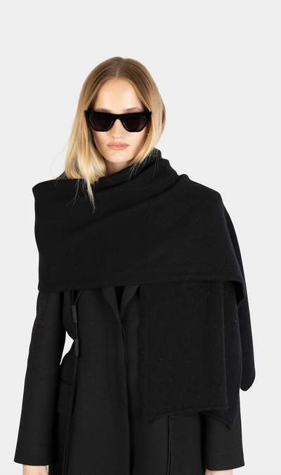 Josephine Cashmere Scarf Black