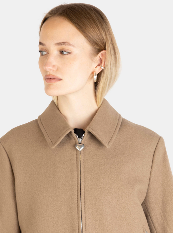 Wool Jacket Mud Grey