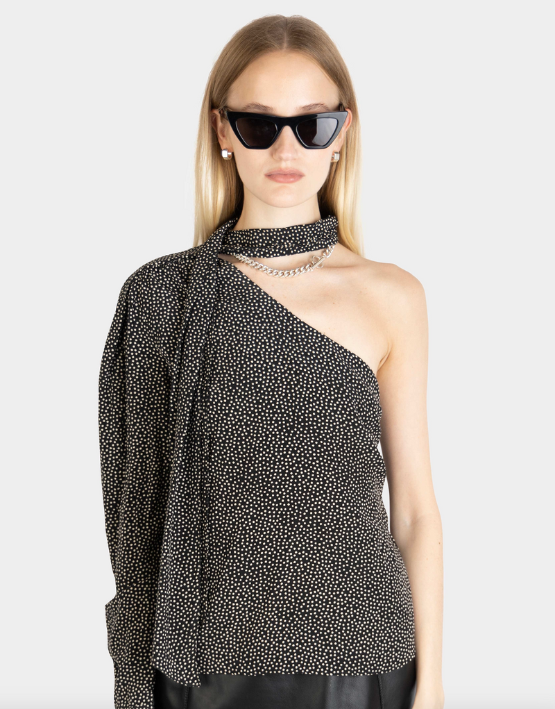 Saint Laurent Asymmetric Top