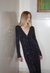 Sequinned Long Cardigan Black