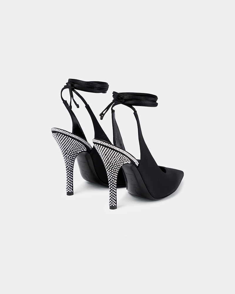 Venus Slingback Black/Silver