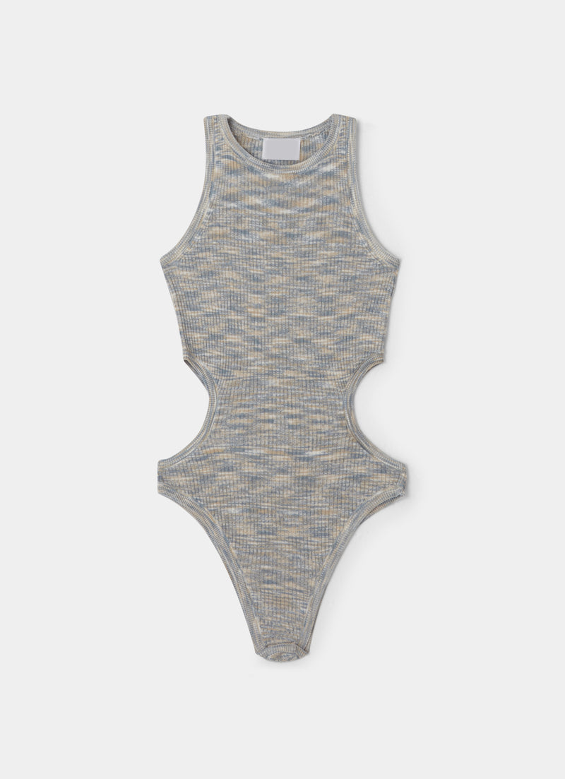 Chloé Space Dye Bodysuit Blue
