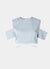 Satin Cut Out Top Blue