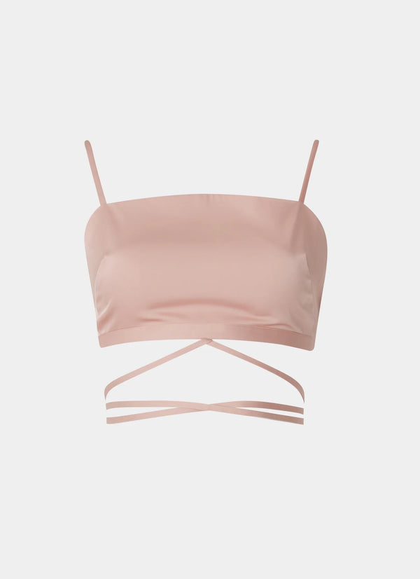 Satin Bra Top Pink