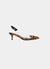 Le Coeur Slingbacks Leopard Brown