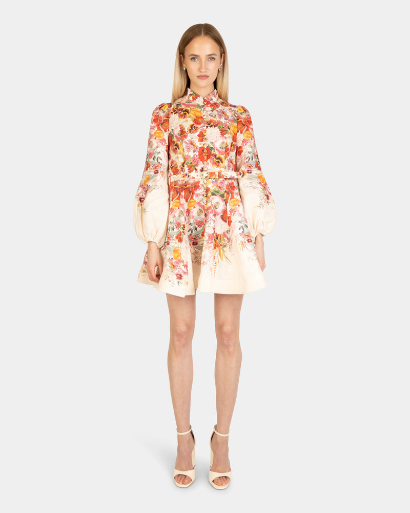 Wonderland Buttoned Mini Dress
