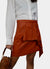 Isabel Marant Orange Leather Skirt