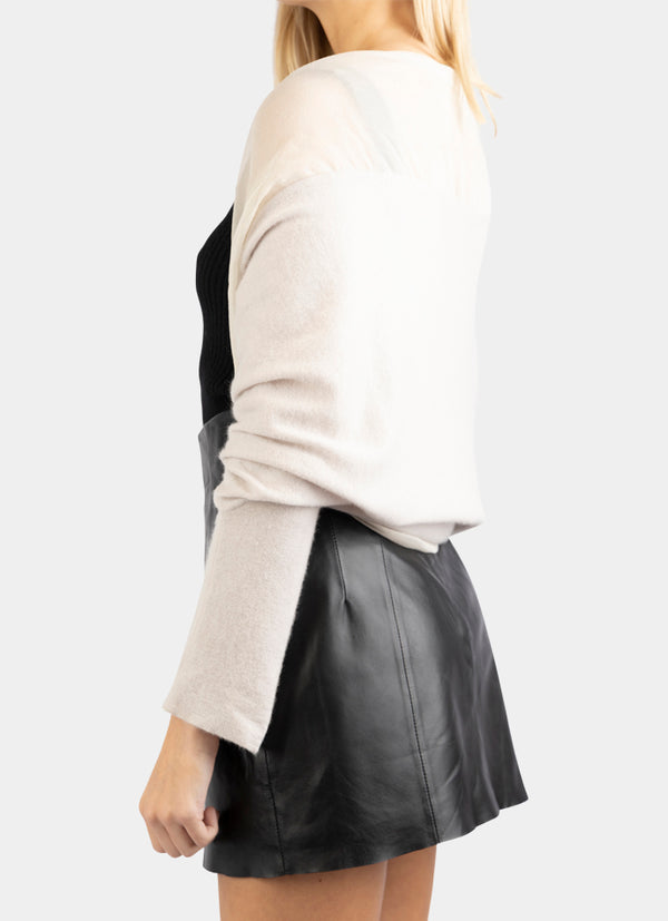 Lanvin Bolero Cardigan Nude