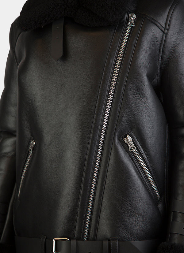 Leather Shearling Jacket