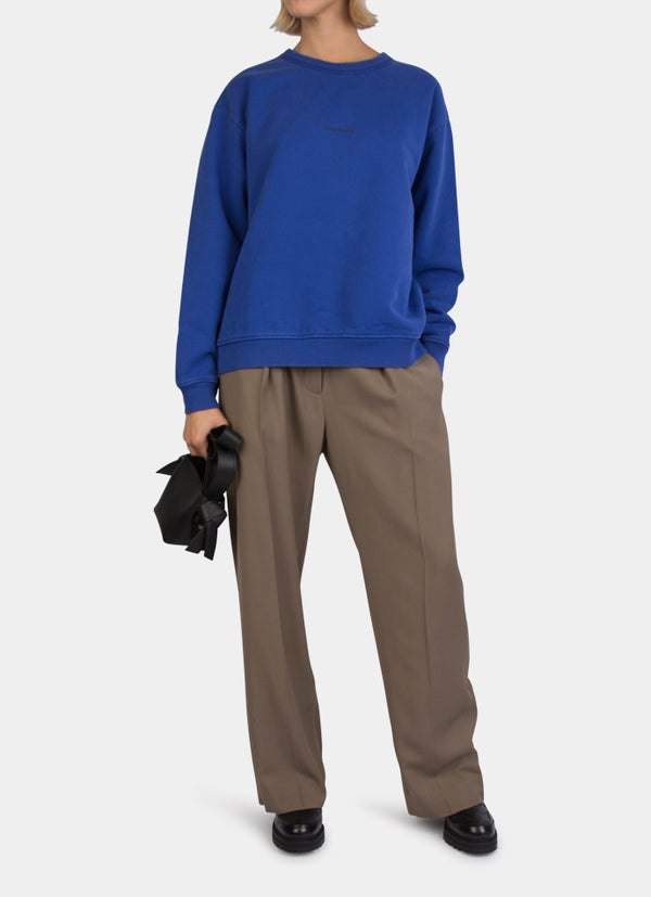 Logo Sweatshirt Blue
