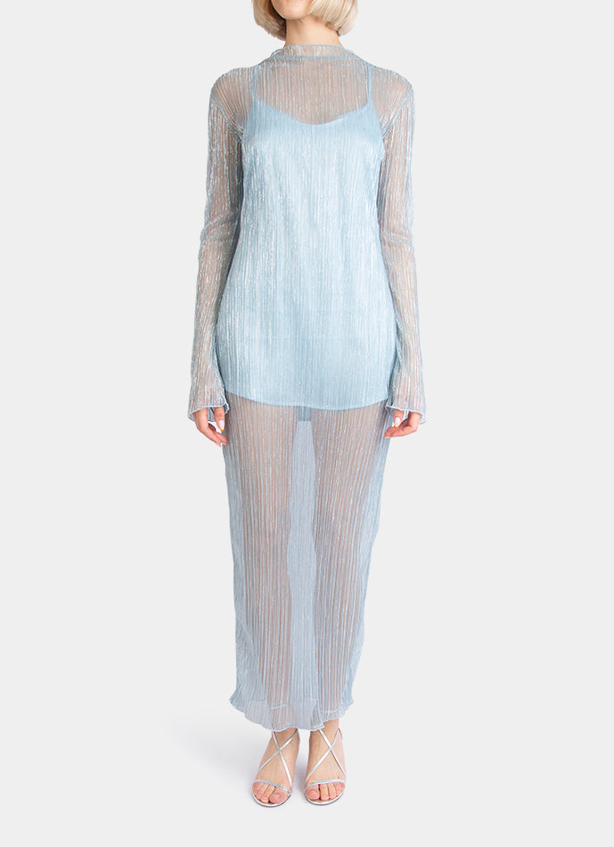 Kajsa Sheer Long Sleeve Dress