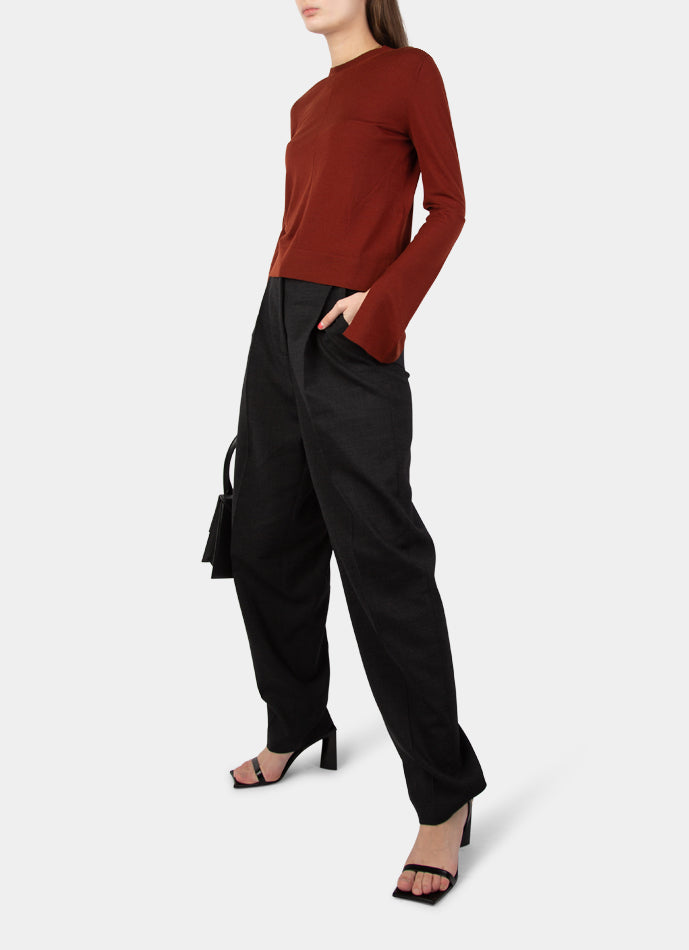 Celine Red Knitted Sweater