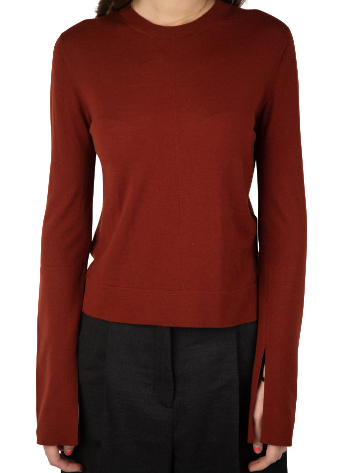 Celine Red Knitted Sweater