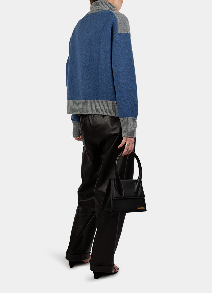 Bella Colour Block Cashmere Sweater